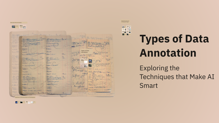 Types of Data Annotation by Eraj Saif on Prezi