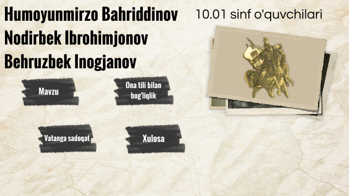 alpomish dostoni by Humoyunmirzo Bahriddinov on Prezi