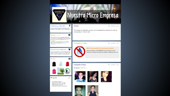 Nuestra Micro Empresa by vanessa juarez on Prezi