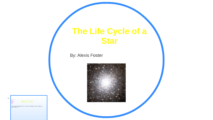 The Life Cycle of a Star by Alexis Foster on Prezi