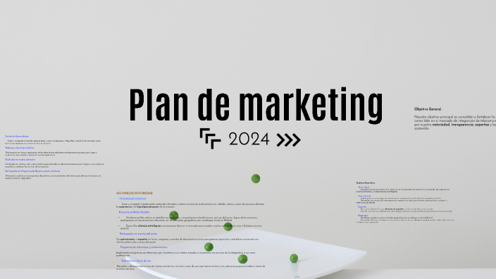Plan de marketing by on Prezi