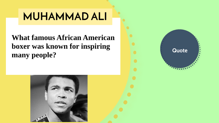 BHM-Muhammad Ali By N Ali On Prezi