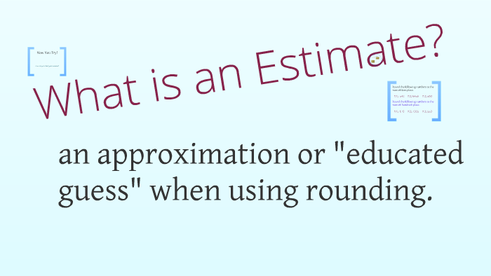 Estimates and Proportions by Alex Swanson on Prezi