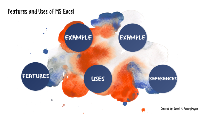 features-and-uses-of-ms-excel-by-christine-joy-dellamas