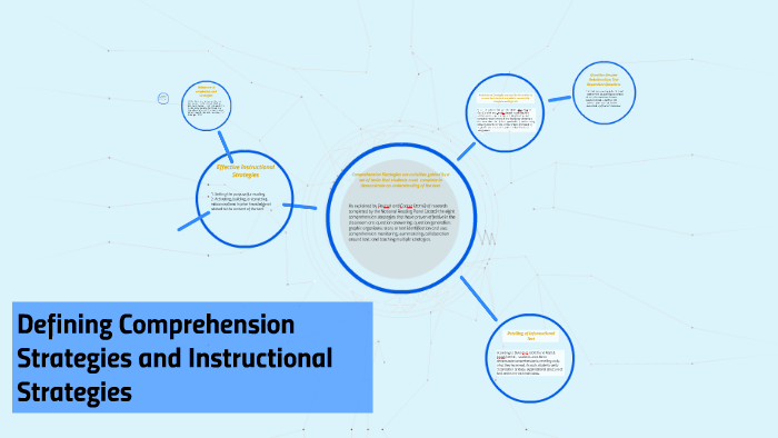 Defining Comprehension Strategies and Instructional Strategi by Shonda ...