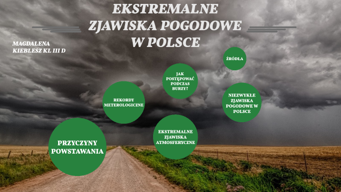 Ekstremalne zjawiska pogodowe by Magdalena Kieblesz on Prezi