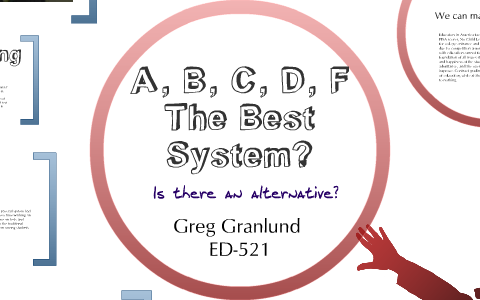 Is the A, B, C, D, F Grading System the Best? by Greg Granlund on Prezi