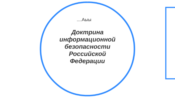 Доктрина информационной безопасности российской федерации презентация