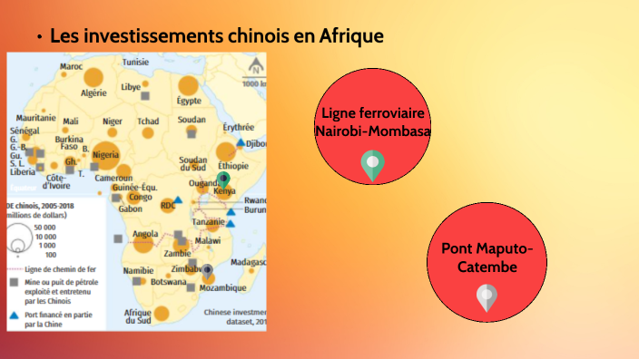 Carte Des Investissements Chinois En Afrique By Sarah Drouot On Prezi