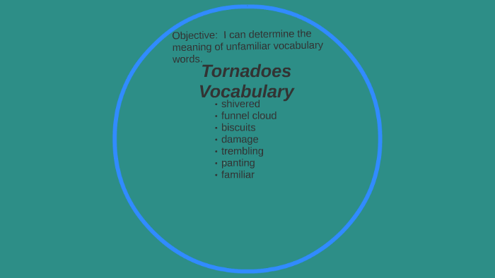 What Words Describe A Tornado