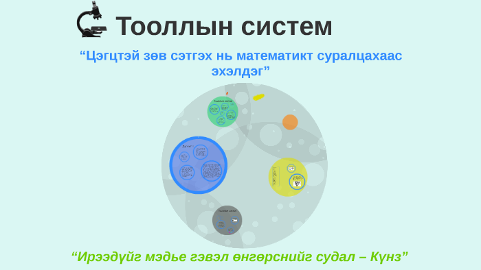 Тооллын систем by on Prezi