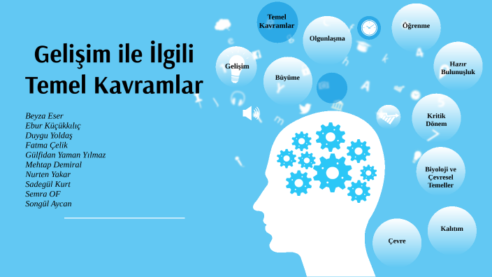Gelişim ile ilgili temel kavramlar by Semra OF on Prezi