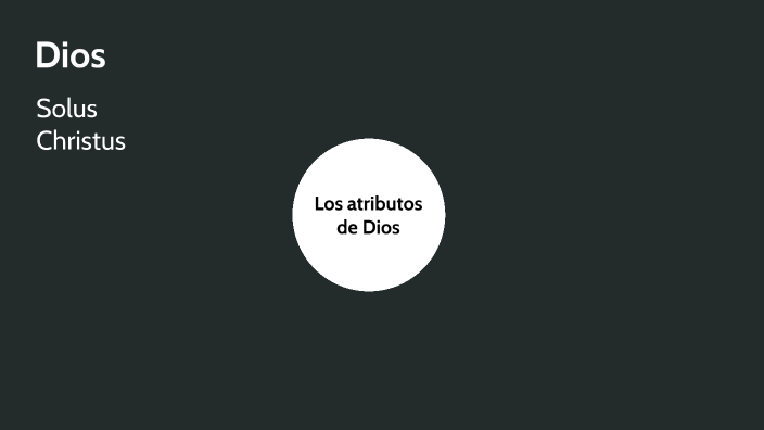 Los atributos de Dios by Joel Bf on Prezi