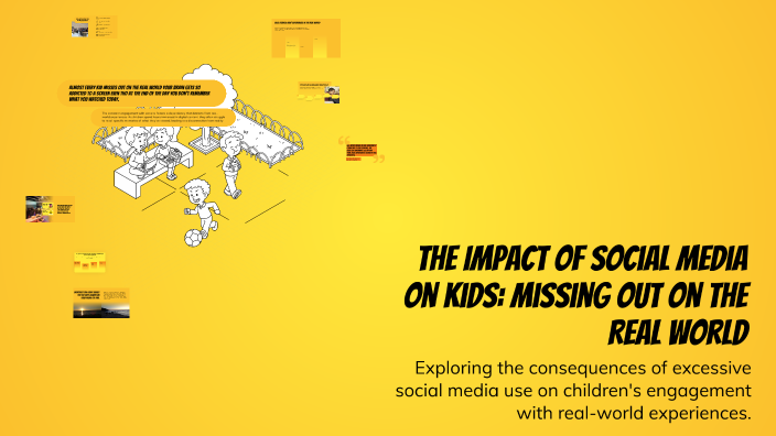 The Impact of Social Media on Kids: Missing Out on the Real World by ...