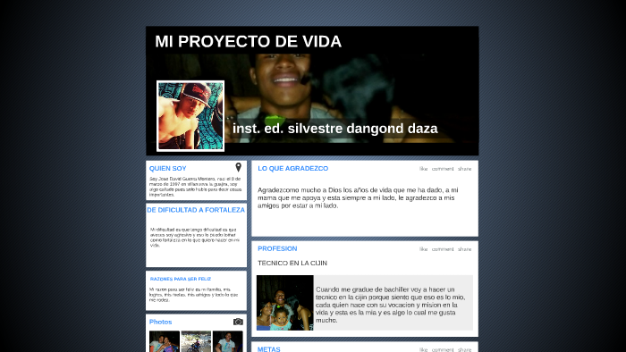 MI PROYECTO DE VIDA by Rina Arregoces Lara on Prezi