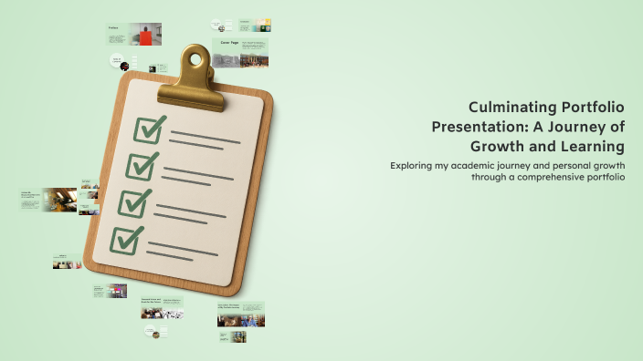 Culminating Portfolio Presentation: A Journey of Growth and Learning by ...