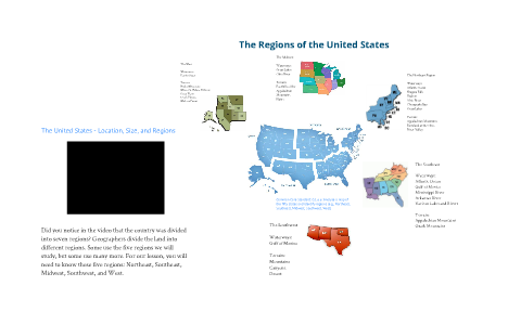 Regions of the United States by Paula Gentry on Prezi