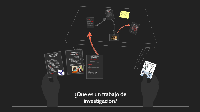 ¿Que es un trabajo de investigación? by Melissa Elizalde on Prezi