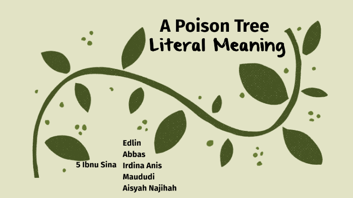 literal-meaning-of-a-poison-tree-by-ahmad-amin