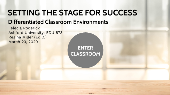 Differentiated Classroom Environments by Felecia Roderick on Prezi
