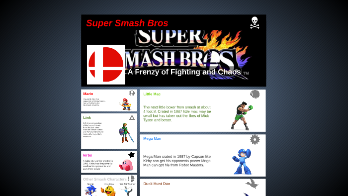 Super Smash Bros by Jack Nesson on Prezi