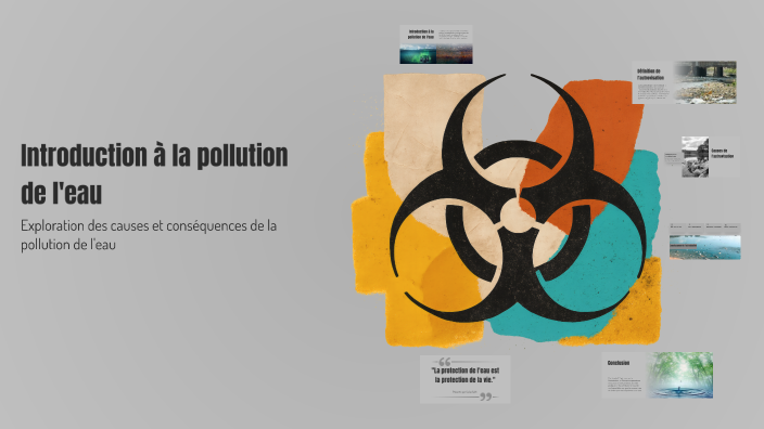 Introduction à la pollution de l'eau by Safae Salhi on Prezi