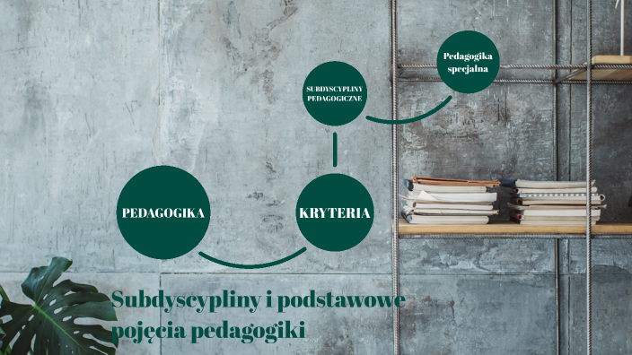 Subdyscypliny I Podstawowe Pojęcia Pedagogiki By Sandra Żurek