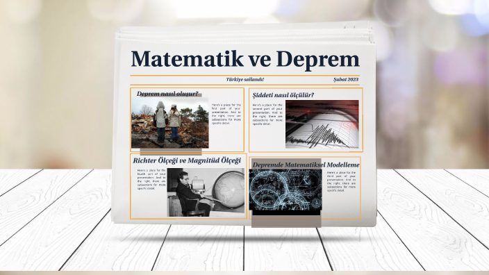 MATEMATİK ve DEPREM by Gül Arkan on Prezi