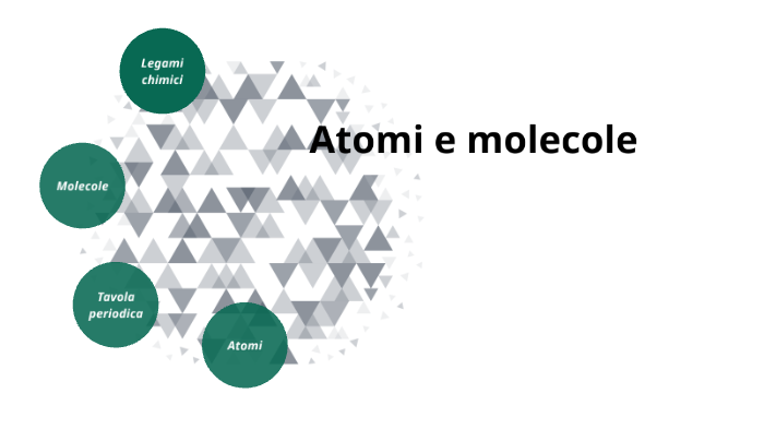 atomi e molecole by Patrizia Tincani