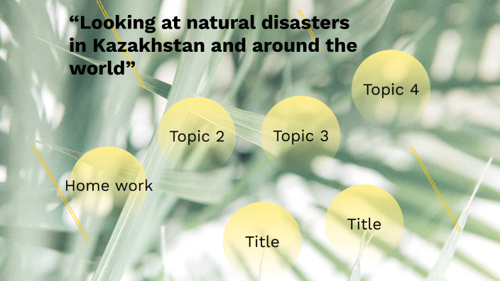 natural disasters in kazakhstan essay