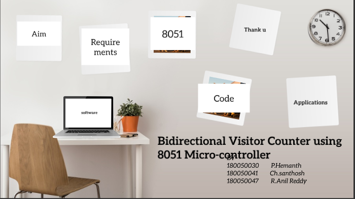 bidirectional visitor counter c code