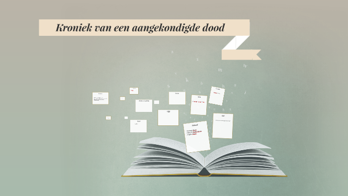 Kroniek van een aangekondigde dood by sihem rezkallah on Prezi
