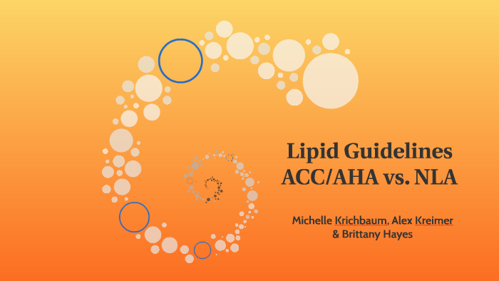 Lipid Guidelines Comparison: ACC/AHA vs. NLA by Alex Kreimer on Prezi