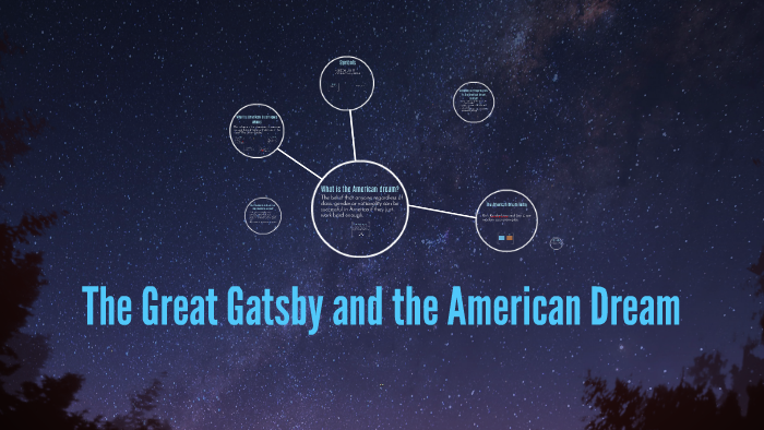 thesis statement about the american dream in the great gatsby