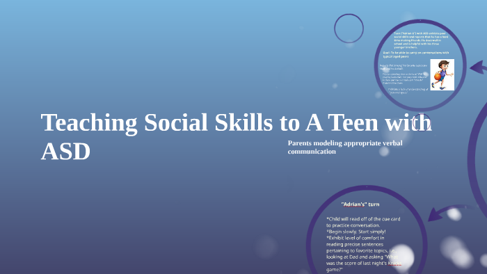 Teaching Social Skills to Pre-Teens with ASD by Shannon Evans on Prezi