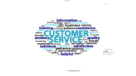 customer service job presentation