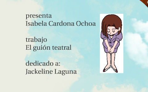 El diálogo es el elemento principal de un guión de teatro by Isabela ...