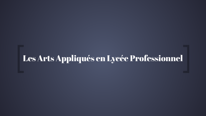 Les Arts Appliqués en Lycée Professionnel by isabelle courteix on Prezi