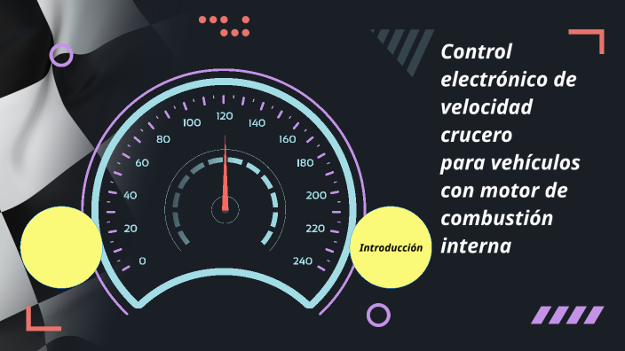 Control electrónico de velocidad crucero para vehículos con motor de ...