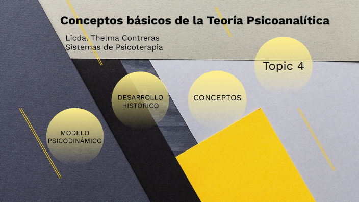 Conceptos Básicos de la Teoría Psicoanalítica by Maria Garcia