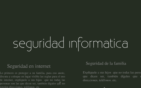 Seguridad Informatica by Emanuel Albornoz on Prezi