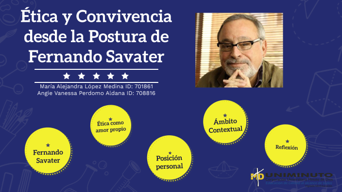 Presentación Sobre Ética Y Convivencia Desde La Postura De Fernando Savater By María Alejandra 5566