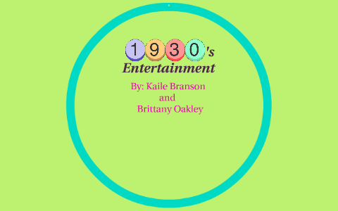 1930's entertainment by Brittany Oakley on Prezi Next