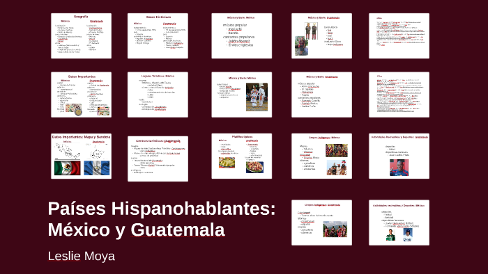 País Hispanohablante México Y Guatemala By Leslie Moya 6841