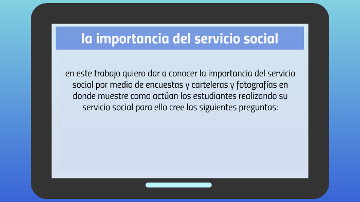 La Importancia Del Servicio Social By Michell Calderon On Prezi 9857