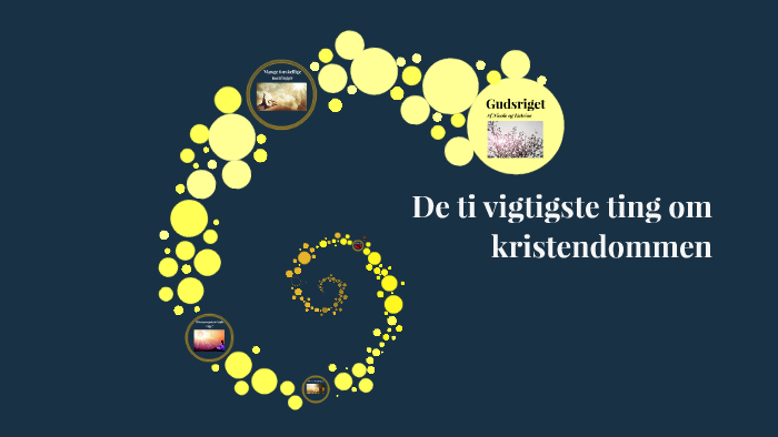 De Ti Vigtigste Ting Om Kristendommen: By Katrine Nielsen On Prezi