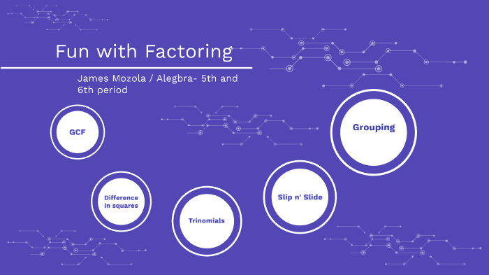 Fun With Factoring By James Mozola On Prezi Next