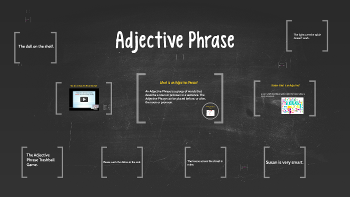 Adjective Phrase