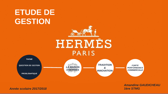 ETUDE DE GESTION HERMES by Amandine Gaudicheau on Prezi