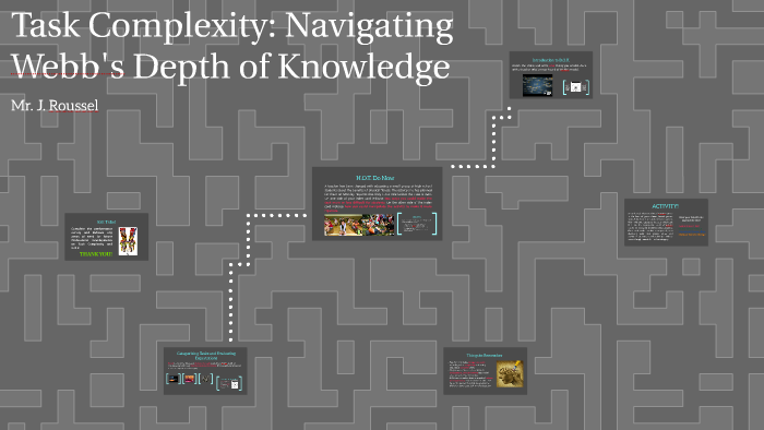 Task Complexity Navigating Webb 039 S D O K By Jeremy Roussel On Task Complexity Navigating Webb 039 S D O K By Jeremy Roussel On Prezi